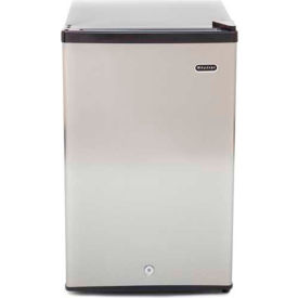 Whynter LLC CUF-210SS Whynter Compact Upright Freezer With Lock, Solid Door, 2.1 Cu. Ft., Stainless Steel/Black image.