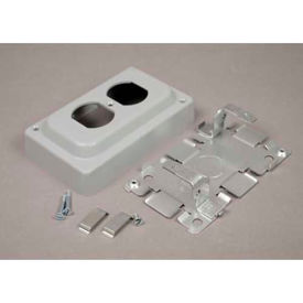 Brooks Elect Of Wiremold 1546B* Wiremold 1546B Duplex Receptacle Box, 5-1/16"L image.