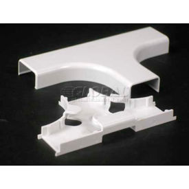 Wiremold 2815FO-FW Tee Fitting FiberReady Fog White 5"L 