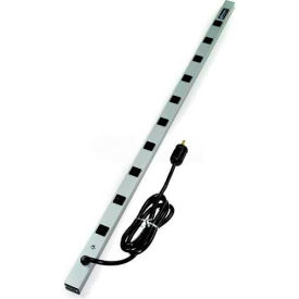 Brooks Elect Of Wiremold 4810ULBC* Wiremold CabinetMATE Power Strip, 10 Outlets, 15A, 6 Cord image.