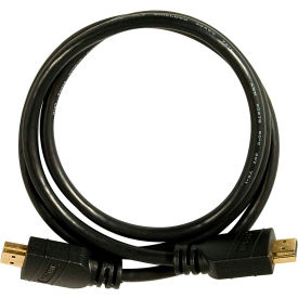 Legrand AC2M01-BK 1m (3.3 Ft) High-Speed HDMI Cable with Ethernet