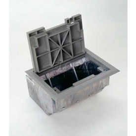 Wiremold AF1-KC Floor Box Box W/Black Carpet Cover & Trim