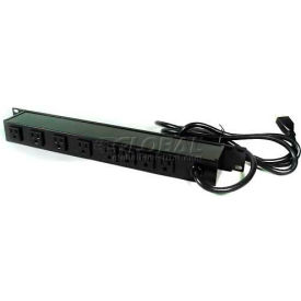Rackmount, 125V, 15A, 20"L, 8 Outlets view 2