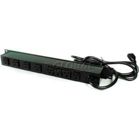 Rackmount, 125V, 15A, 20"L, 8 Outlets view 2