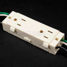 Brooks Elect Of Wiremold NM2027-15* Wiremold NM2027-15 Replacement Receptacle 15A, 120V, 15A, 4"L image.