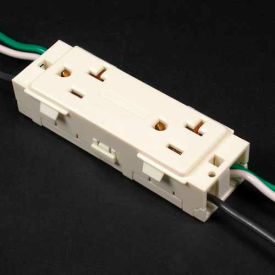 Brooks Elect Of Wiremold NM2027-20* Wiremold NM2027-20 Replacement Receptacle 20A, 120V, 20A, 4"L image.