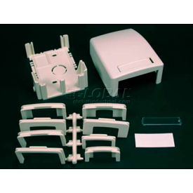 Wiremold Pdb2tjfw Two Tracjack Data Box Fog White 3-11/16"L 