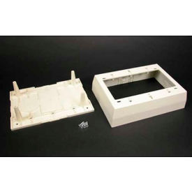 Brooks Elect Of Wiremold PSB3FW* Wiremold Psb3fw 3-Gang Device Box, Fog White, 4-3/4"L image.