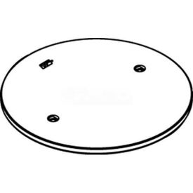 Wiremold RC4APTCGY Poke-Thru Abandonment Plate Gray 