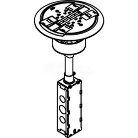 Wiremold RC4ATCAB Poke-Thru Flange & Slide Holder Brass 