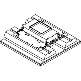 Wiremold RFB2SFC Floor Box 2Gang Recessed Floor Box Fire Classified