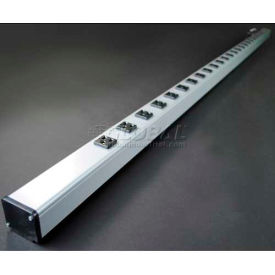 Brooks Elect Of Wiremold UL2063BD* Wiremold Power Strip, 24 Outlets, 15A, 15 Cord image.