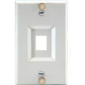 Legrand Home Systems WP3467-SS Legrand® WP3467-SS Keystone Wall Phone Plate, Stainless Steel image.