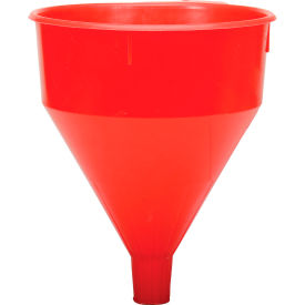 Wirthco Engineering 32005 Funnel King® Red Safety Polyethylene 6 Quart Funnel - 32005 image.