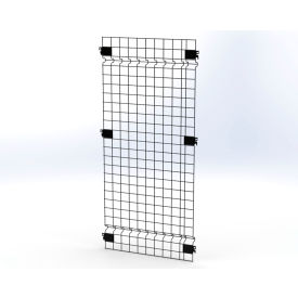 Husky Rack & Wire V0204 Husky Rack & Wire™ Welded Wire Security Partition Panel, 2W x 4H, Black image.