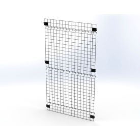 Husky Rack & Wire V0305 Husky Rack & Wire™ Welded Wire Security Partition Panel, 3W x 5H, Black image.