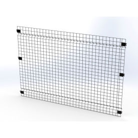 Husky Rack & Wire V0504 Husky Rack & Wire™ Welded Wire Security Partition Panel, 5W x 4H, Black image.