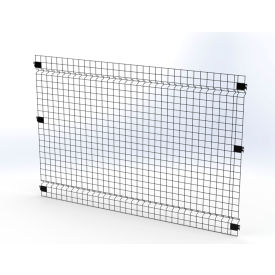Husky Rack & Wire V0604 Husky Rack & Wire™ Welded Wire Security Partition Panel, 6W x 4H, Black image.