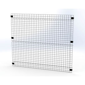 Husky Rack & Wire V0605 Husky Rack & Wire™ Welded Wire Security Partition Panel, 6W x 5H, Black image.