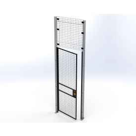 Husky Rack & Wire V220310-091 Husky Rack & Wire™ Welded Wire Security Partition Swing Door, HLSO, 3W x 10H, Black image.