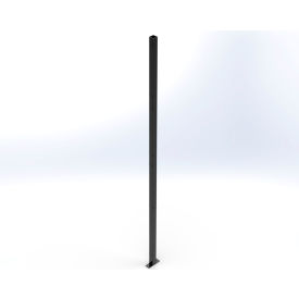 Husky Rack & Wire V5510 Husky Rack & Wire™ Welded Wire Security Partition Line Post, 10H, Black image.