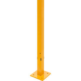 Husky Rack & Wire Velox Machine Guard 6 Post for Swing Door Safety Yellow