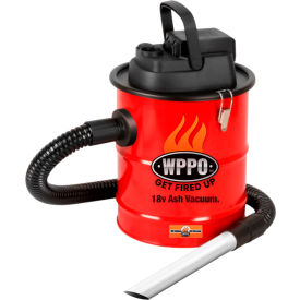 WPPO LLC WKAV-01 WPPO Rechargeable Ash Vacuum with Attachments, 18V image.