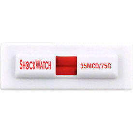 SpotSee ShockWatch MiniClip Double Tube Impact Indicators, 75G Range, 100/Box SpotSee ShockWatch MiniClip Double Tube Impact Indicators, 75G Range, 100/Box