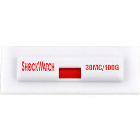 SpotSee ShockWatch MiniClip Single Tube Impact Indicators, 50G Range, 100/Box SpotSee ShockWatch MiniClip Single Tube Impact Indicators, 50G Range, 100/Box