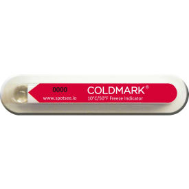 SpotSee ColdMark Temperature Indicators, 10C/50F, 100/Box SpotSee ColdMark 10/50F Temperature Indicators, 100/Box