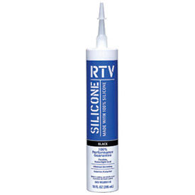 Krylon Products Group-Sherwin-Williams WL099111B Contractor Rtv Silicone Sealant - Black image.