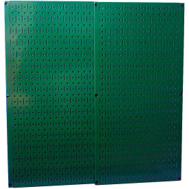 Wall Control Pegboard Pack- 2 Panels, Green Metal, 32