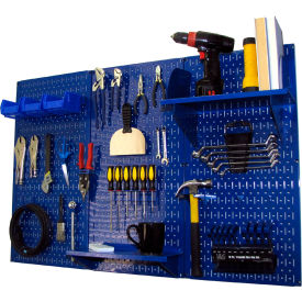 Wall Control Pegboard Standard Tool Storage Kit, Blue, 48
