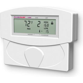 EnviroAlert EA200-24 Two Zone Digital Environmental Monitor Alarm, 24 Volt DC