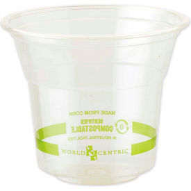 World Centric Clear Cold Cups 10 oz Clear 1000/Carton