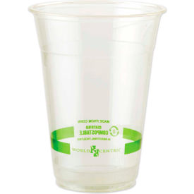 World Centric CPCS20 World Centric Clear Cold Cups, 20 oz, Clear, 1,000/Carton image.
