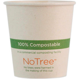 World Centric NoTree Paper Hot Cups 4 oz Natural 1000/Carton