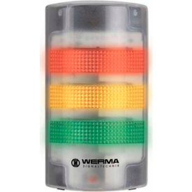 Werma 69110068 Flatsign BM 115 - 230V AC, LED-Permanent/Blinking, 251 g, Green/Yellow/Red