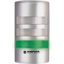 Werma - USA 69130055 Werma 69130055 Flatsign BM 24V AC/DC, LED-Permanent/Blinking, 233 g, Green/Yellow/Red image.
