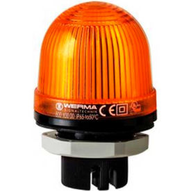 Werma 80230067 Flashing Beacon EM 115V AC, Flashing, 20 Ma, Yellow