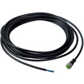 Werma - USA 96069305 Werma 96069305 M12 Plug Socket W/5M Cable, 221g, Black image.