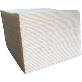 Spilfyter® 12" x 13" Heavy-Duty Airlaid 1/4 Fold Wipe - 900 Wipes