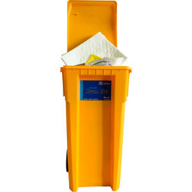 Spilfyter® Oil Only Dash Spill Kit 30 Gallon Capacity Wheeled Bin 