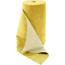 Hazmat Two-Ply Laminated Roll, Premium Weight, 32"W x 150'L, Yellow view 2