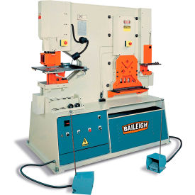Edwards® SW-95 95 Ton Hydraulic Ironworker w/ 5 Tooling Stations 3 PH 220V