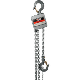JET Equipment 133051 JET® AL100 Hand Chain Hoist, Aluminum, 1/2 Ton Capacity, 10 Ft. Lift image.