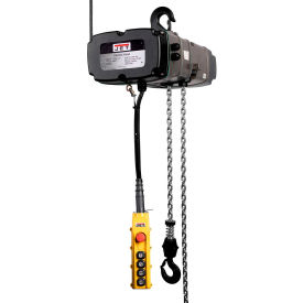 JET Equipment 140116K JET® TS300-010 Electric Chain Hoist W/ Trolley & 4 Button Pendulum, 3 Ton, 230V image.