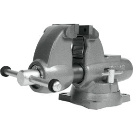 JET Equipment 28825 Wilton Combination Pipe and Bench 3-1/2" Jaw Round Channel Vise with Swivel Base image.