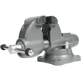 JET Equipment 28826 Wilton Combination Pipe and Bench 4-1/2" Jaw Round Channel Vise with Swivel Base image.