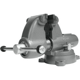 JET Equipment 28827 Wilton Combination Pipe and Bench 5" Jaw Round Channel Vise with Swivel Base image.